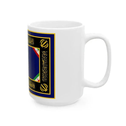 Alternative Flag of the Aerospace Force of the Guardians of the Islamic Revolution (Iran) White Coffee Mug - Go Mug Yourself