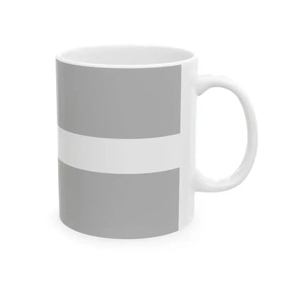Aluksne flag (Latvia) White Coffee Mug - Go Mug Yourself