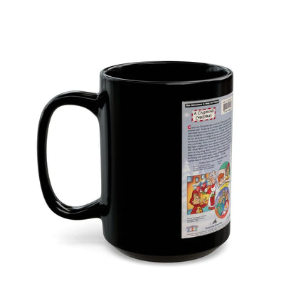 ALVIN AND THE CHIPMUNKS A CHIPMUNK CHRISTMAS (VHS COVER) - Black Coffee Mug-Go Mug Yourself