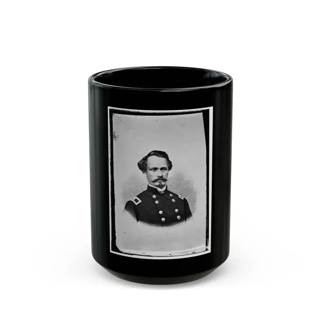 Alvin P. Hovey 002 (U.S. Civil War) Black Coffee Mug 15oz - Go Mug Yourself
