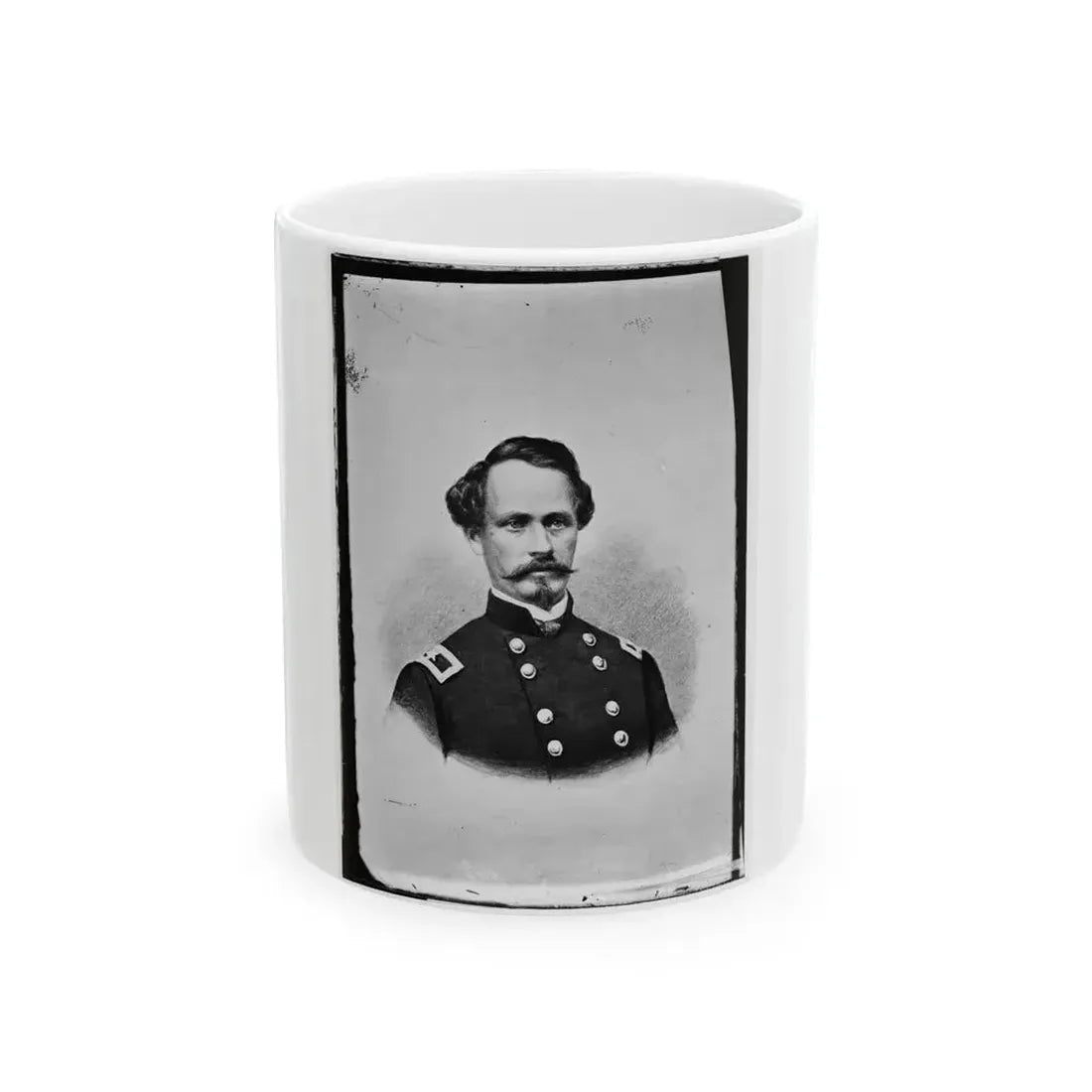Alvin P. Hovey 002 (U.S. Civil War) White Coffee Mug 11oz - Go Mug Yourself