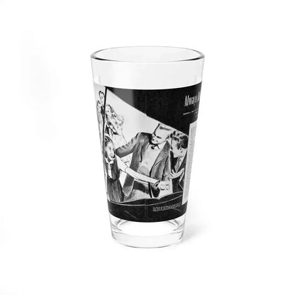 Always Belittlin, Calling All Girls, March 1946 (Magazine Illustration) Pint Glass 16oz 16oz - Go Mug Yourself