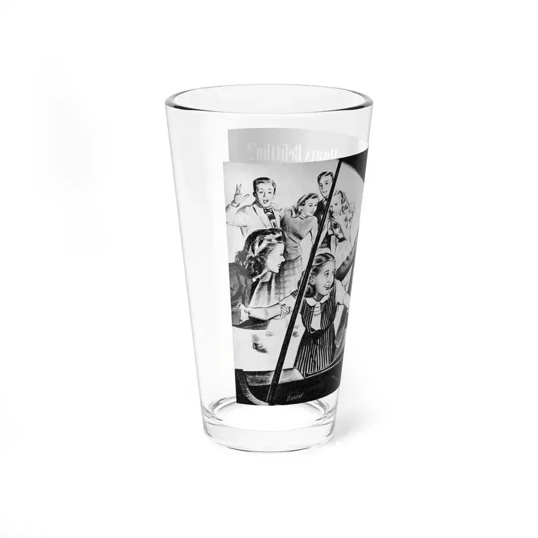 Always Belittlin, Calling All Girls, March 1946 (Magazine Illustration) Pint Glass 16oz - Go Mug Yourself