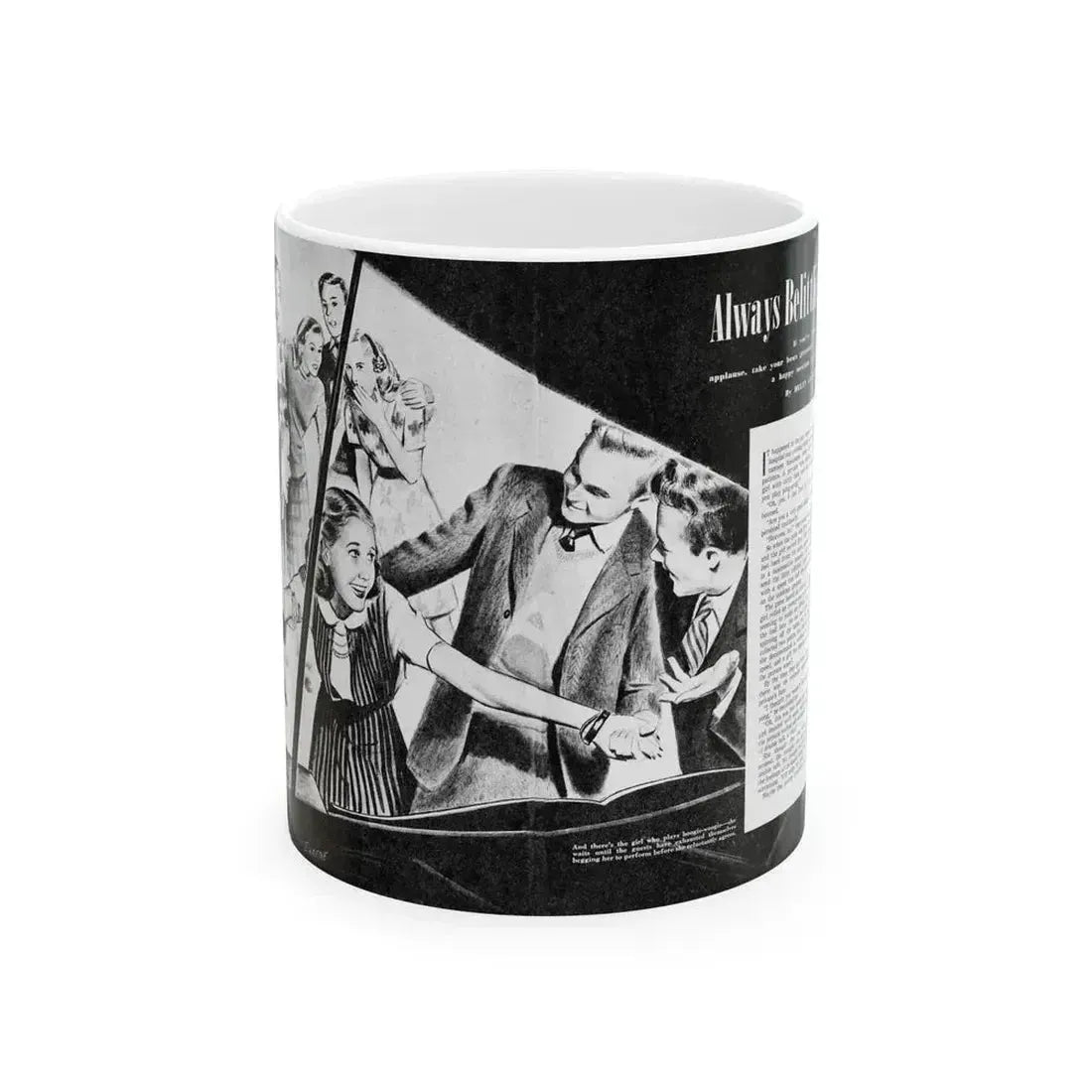 Always Belittlin, Calling All Girls, March 1946 - White Coffee Mug 11oz - Go Mug Yourself