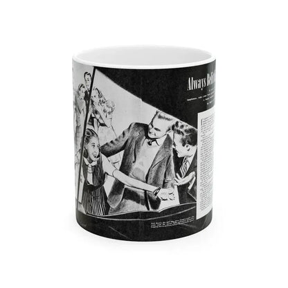 Always Belittlin, Calling All Girls, March 1946 - White Coffee Mug 11oz - Go Mug Yourself