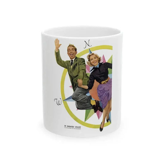 Always Fair Weather, Redbook, November 1951 - White Coffee Mug 11oz - Go Mug Yourself