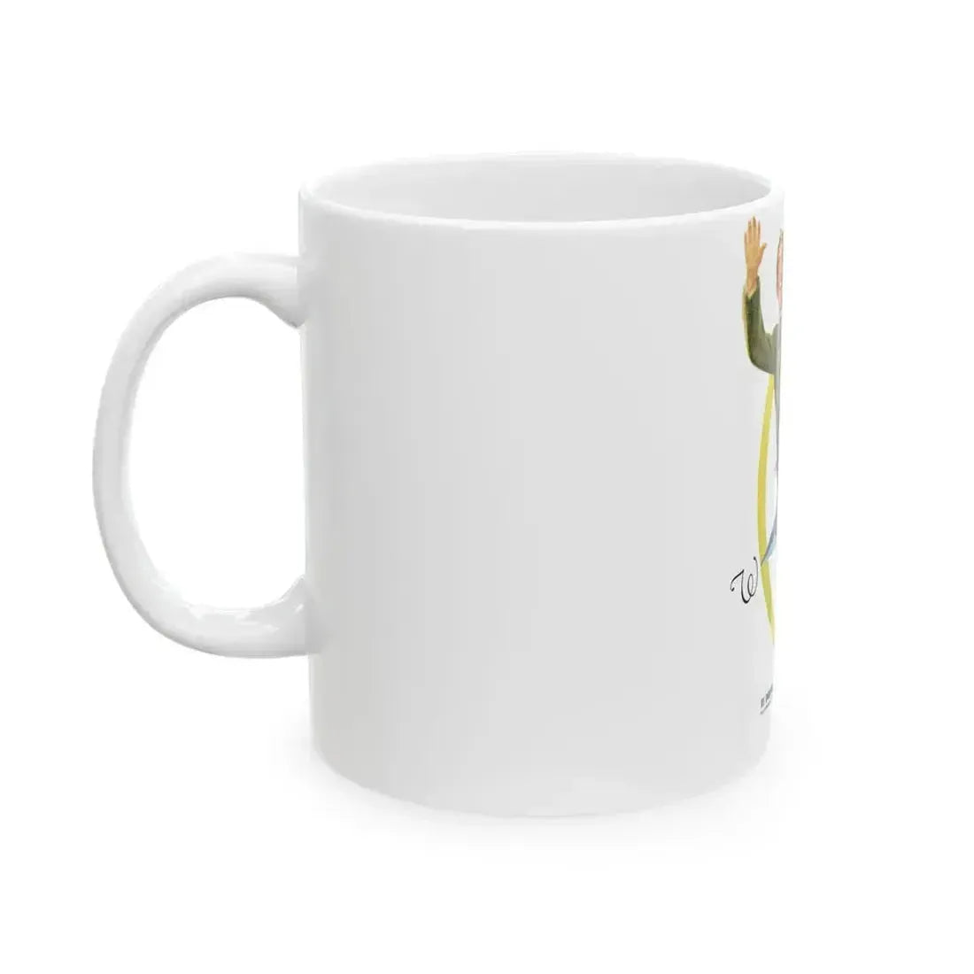 Always Fair Weather, Redbook, November 1951 - White Coffee Mug - Go Mug Yourself