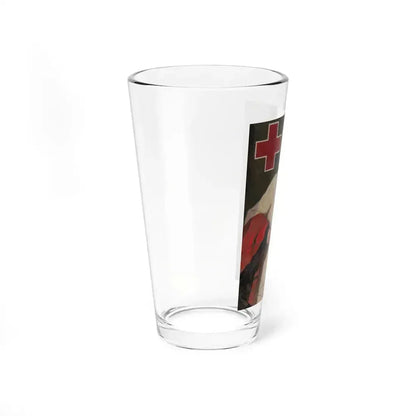 Always Ready, probable Red Cross advertisement (Magazine Illustration) Pint Glass 16oz - Go Mug Yourself
