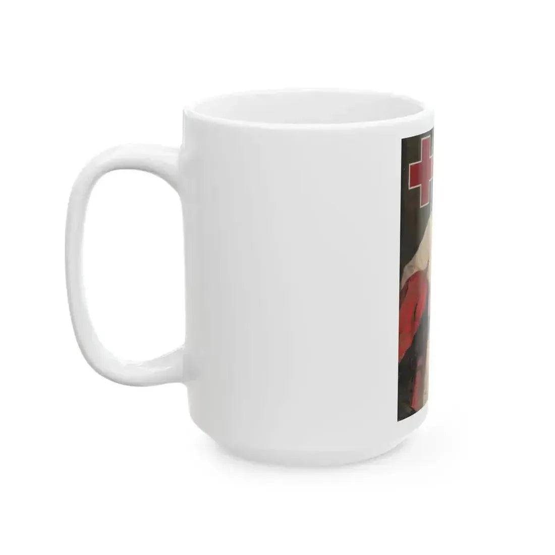 Always Ready, probable Red Cross advertisement - White Coffee Mug - Go Mug Yourself