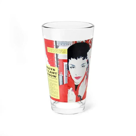 Always The Last To Know, Family Circle, February 1956 (Magazine Illustration) Pint Glass 16oz 16oz - Go Mug Yourself