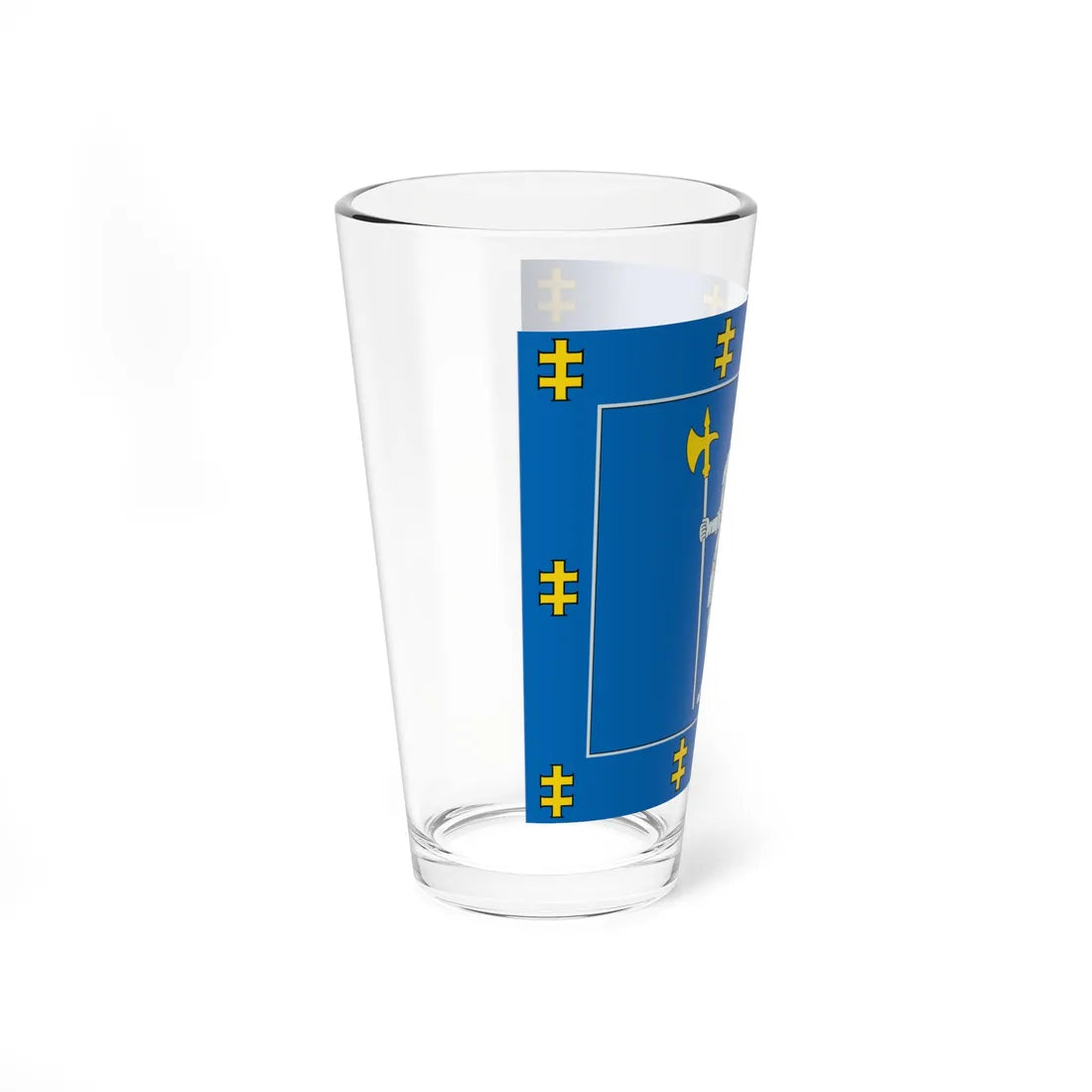 Alytus County flag (Lithuania) Pint Glass 16oz - Go Mug Yourself
