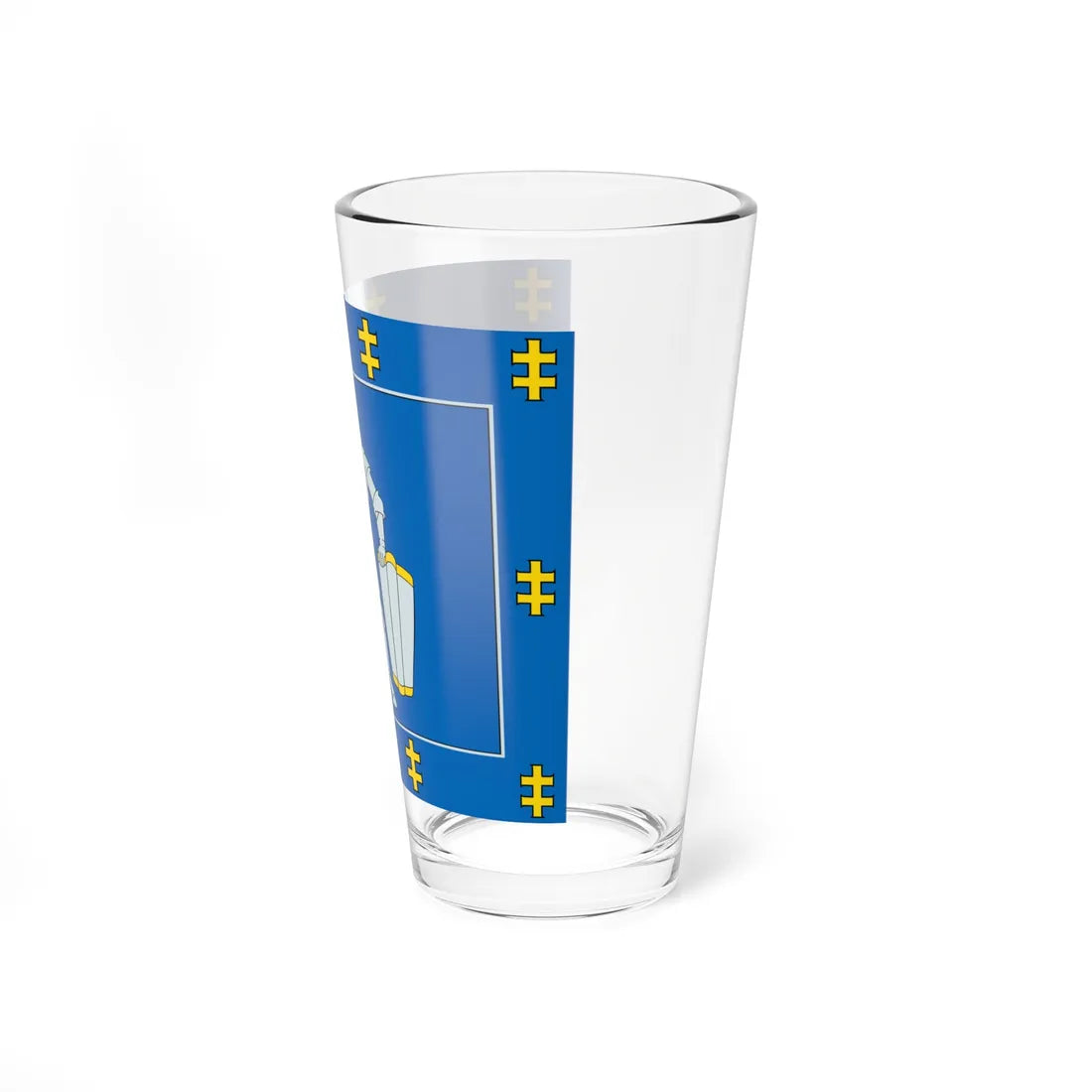 Alytus County flag (Lithuania) Pint Glass 16oz - Go Mug Yourself