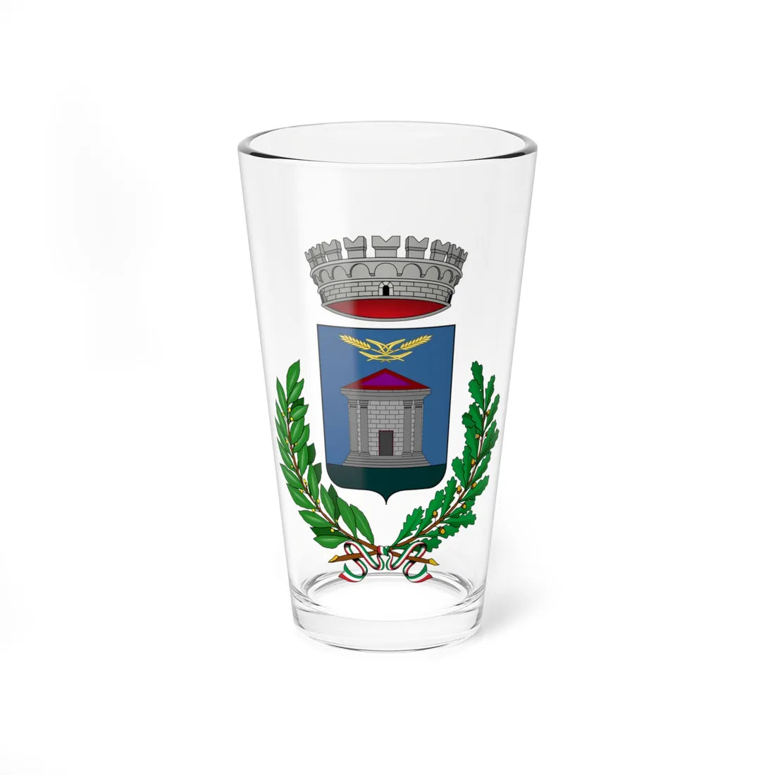 Alzate Brianza-Stemma (Italy) (Coat of Arms) Pint Glass 16oz 16oz - Go Mug Yourself