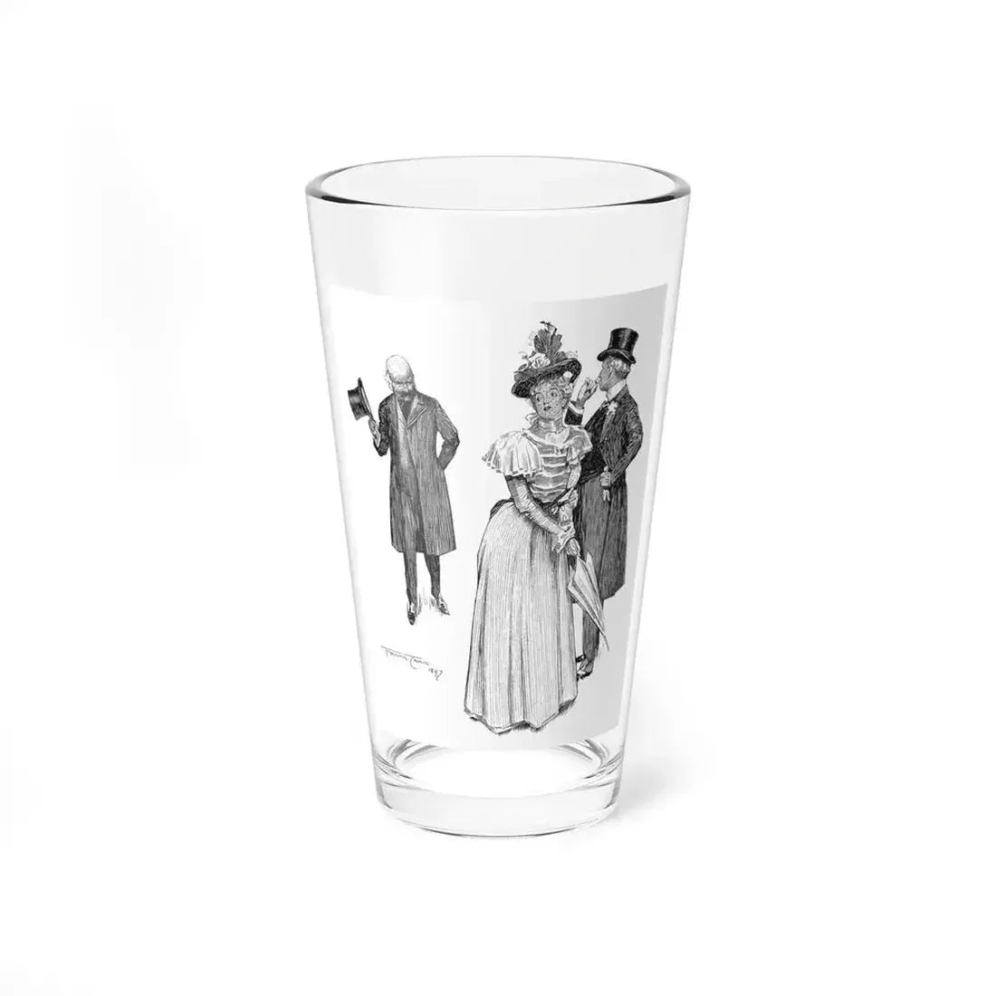 Amaranth And Asphodel by Helen F. Hetherington (1), The Pall Mall Magazine, 1897 (Magazine Illustration) Pint Glass 16oz 16oz - Go Mug Yourself