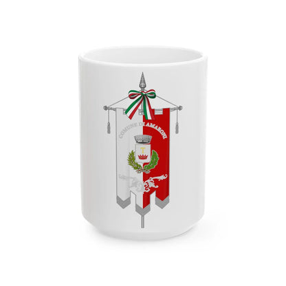 Amaroni-Gonfalone (Italy) White Coffee Mug 15oz - Go Mug Yourself