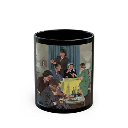 Amateur Fortune Teller, Collier's, April 12, 1952 - Black Coffee Mug 11oz - Go Mug Yourself