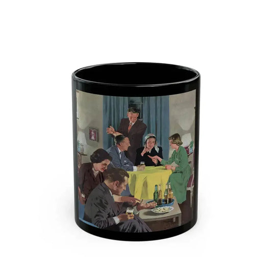 Amateur Fortune Teller, Collier's, April 12, 1952 - Black Coffee Mug 11oz - Go Mug Yourself