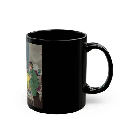 Amateur Fortune Teller, Collier's, April 12, 1952 - Black Coffee Mug - Go Mug Yourself