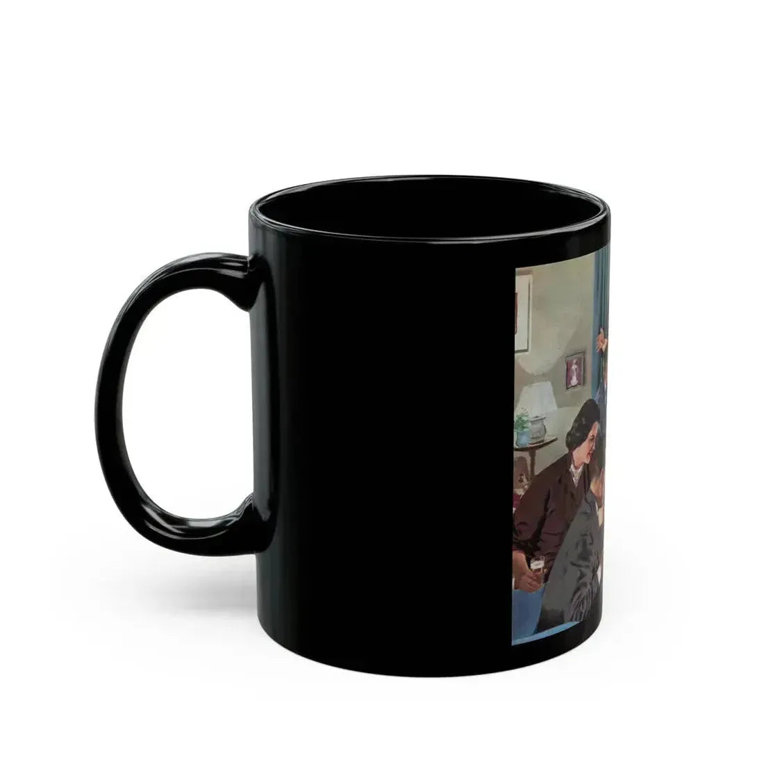 Amateur Fortune Teller, Collier's, April 12, 1952 - Black Coffee Mug - Go Mug Yourself