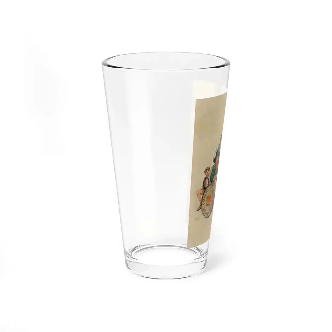 Amateur Nite - Cowboy Bill's Ramblers, The Saturday Evening Post cover, January 11, 1936 (Magazine Illustration) Pint Glass 16oz - Go Mug Yourself