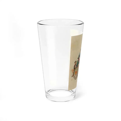 Amateur Nite - Cowboy Bill's Ramblers, The Saturday Evening Post cover, January 11, 1936 (Magazine Illustration) Pint Glass 16oz - Go Mug Yourself