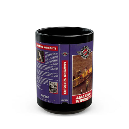 AMAZING WIPEOUTS (VHS COVER) - Black Coffee Mug-15oz-Go Mug Yourself