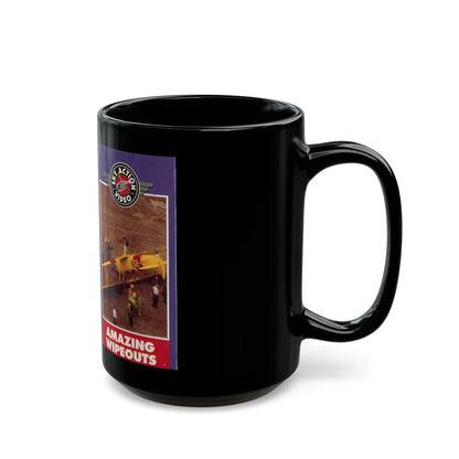 AMAZING WIPEOUTS (VHS COVER) - Black Coffee Mug-Go Mug Yourself