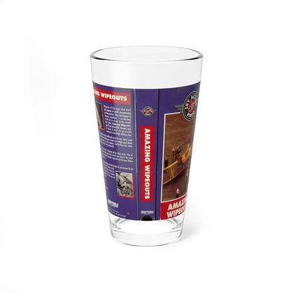 AMAZING WIPEOUTS (VHS COVER) Pint Glass 16oz 16oz - Go Mug Yourself
