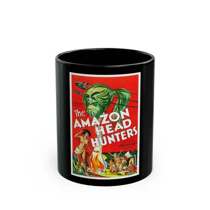 AMAZON HEAD HUNTERS 1932 Movie Poster - Black Coffee Mug 11oz - Go Mug Yourself