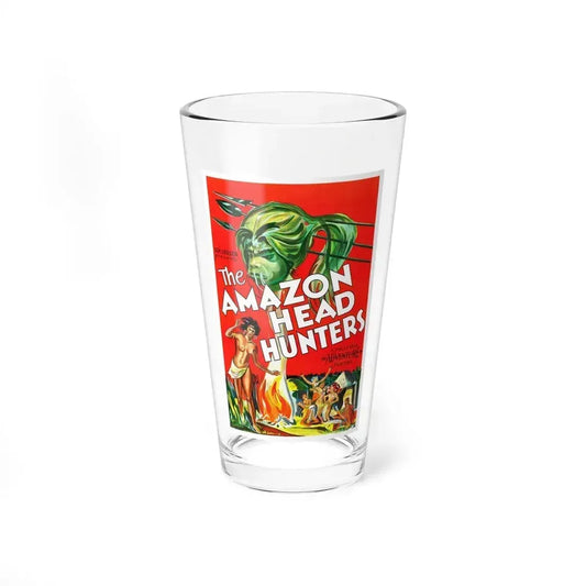 AMAZON HEAD HUNTERS 1932 Movie Poster - Pint Glass 16oz 16oz - Go Mug Yourself