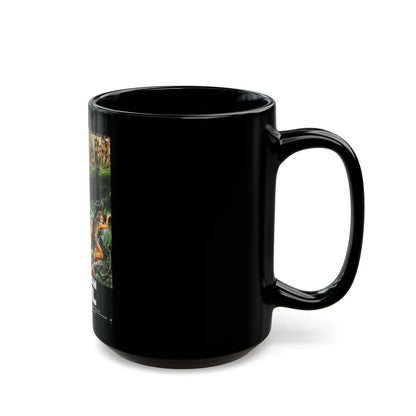 AMAZON JAIL 1985 Movie Poster - Black Coffee Mug-Go Mug Yourself