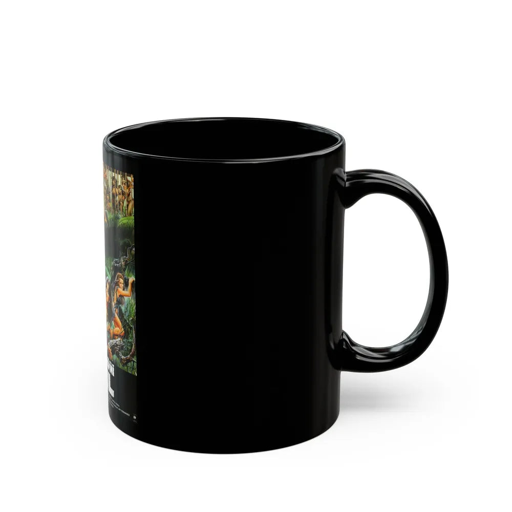 AMAZON JAIL 1985 Movie Poster - Black Coffee Mug-Go Mug Yourself