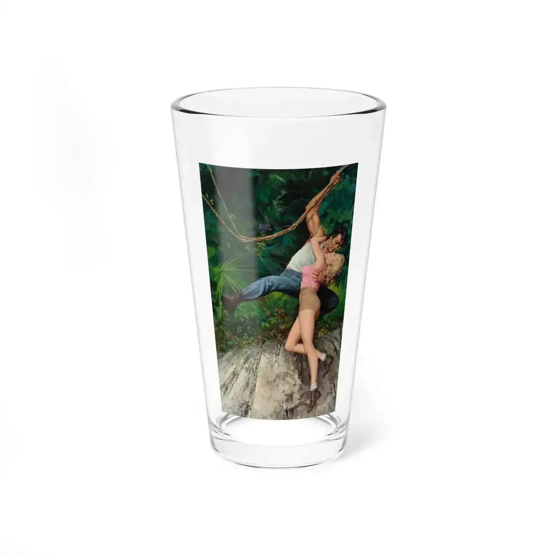 Amazon Lilly, paperback cover, 1988 - Pint Glass 16oz 16oz - Go Mug Yourself