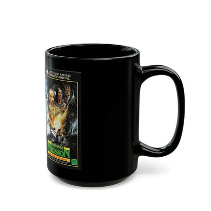 AMAZONAS MISSION (VHS COVER) - Black Coffee Mug - Go Mug Yourself
