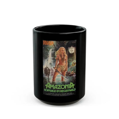 AMAZONIA 1985 Movie Poster - Black Coffee Mug 15oz - Go Mug Yourself