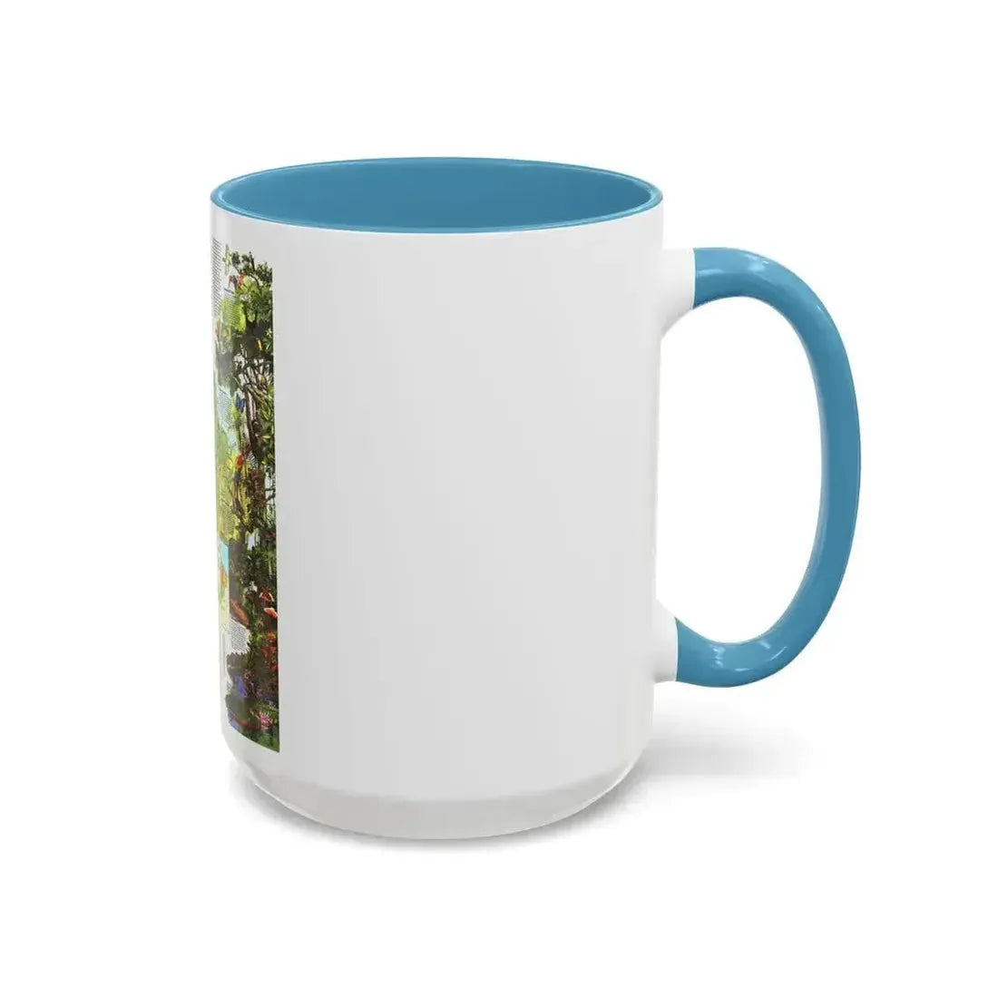 Amazonia - A World Resource at Risk (1992) (Map) Accent Coffee Mug - Go Mug Yourself