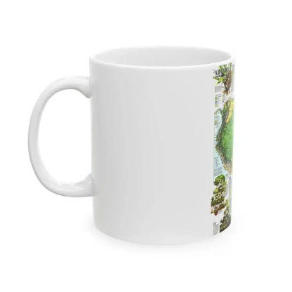 Amazonia - A World Resource at Risk (1992) (Map) White Coffee Mug - Go Mug Yourself