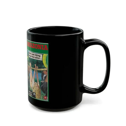 AMAZONIA (VHS COVER) - Black Coffee Mug - Go Mug Yourself