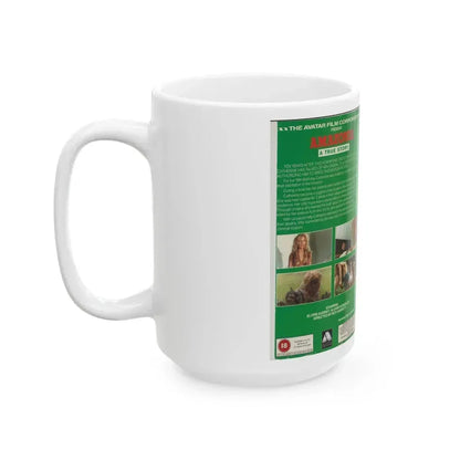 AMAZONIA (VHS COVER) - White Coffee Mug - Go Mug Yourself
