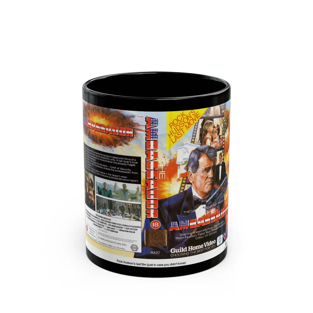 AMBASSADOR (VHS COVER) - Black Coffee Mug-11oz-Go Mug Yourself