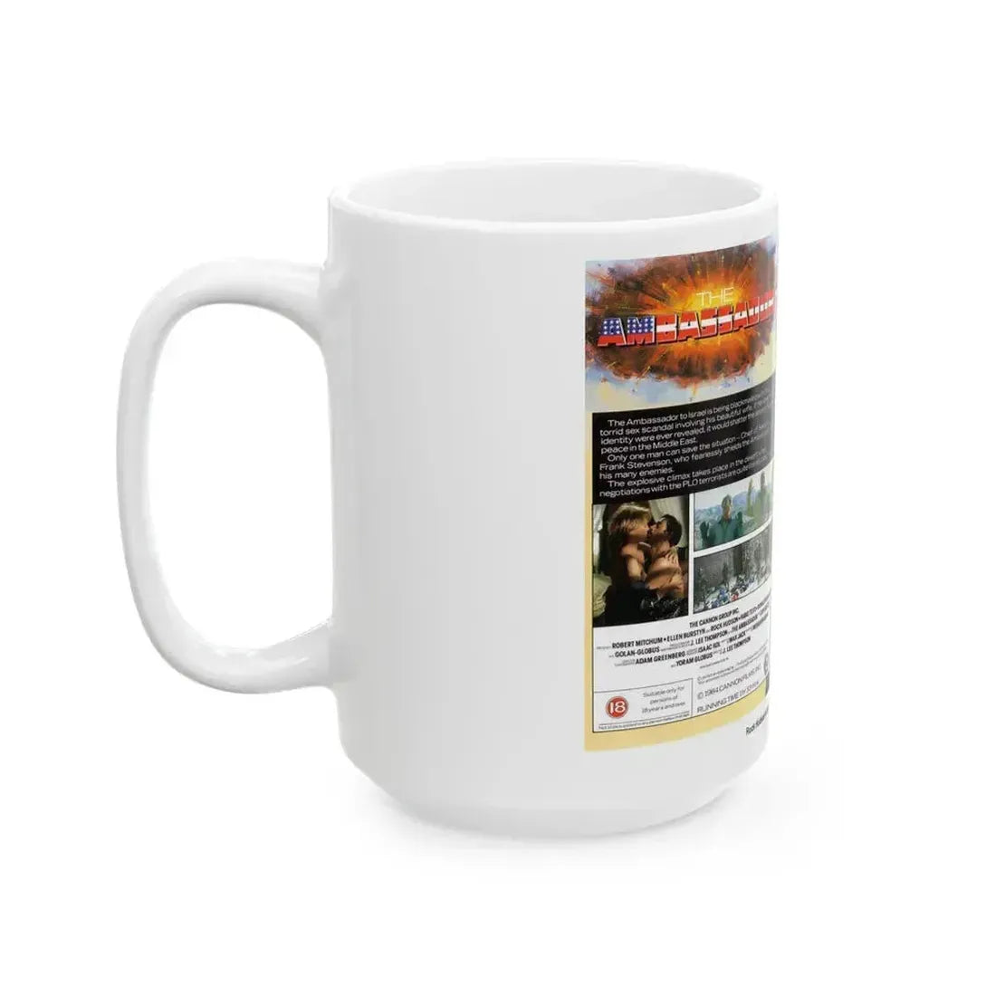 AMBASSADOR (VHS COVER) - White Coffee Mug - Go Mug Yourself