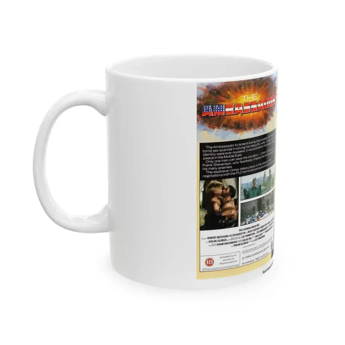 AMBASSADOR (VHS COVER) - White Coffee Mug - Go Mug Yourself