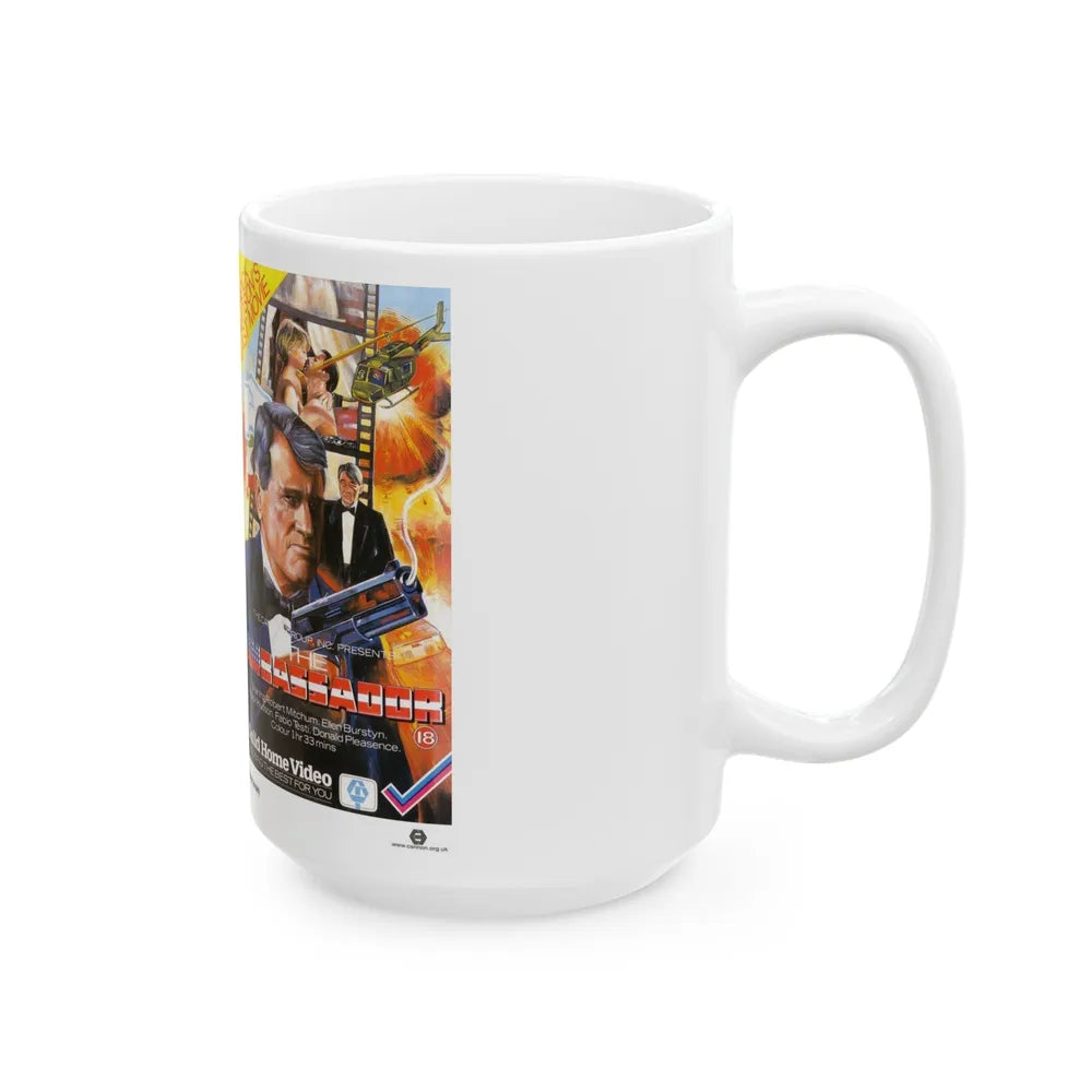 AMBASSADOR (VHS COVER) - White Coffee Mug-Go Mug Yourself