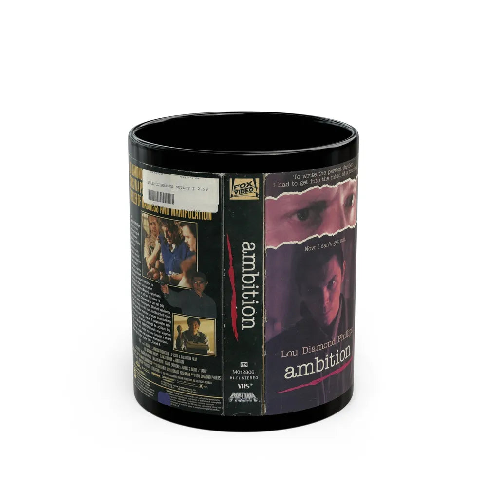 AMBITION (VHS COVER) - Black Coffee Mug-11oz-Go Mug Yourself