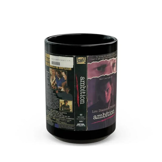 AMBITION (VHS COVER) - Black Coffee Mug 15oz - Go Mug Yourself