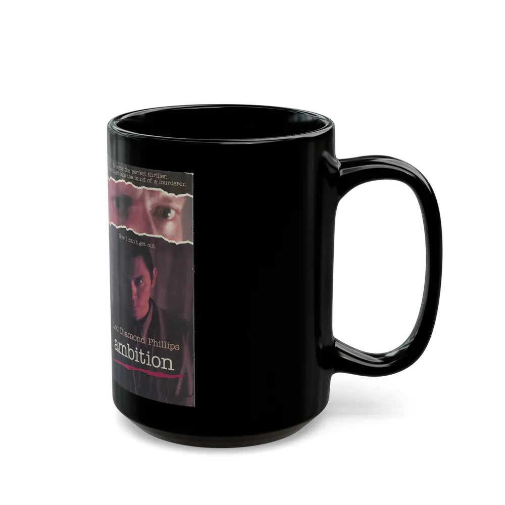 AMBITION (VHS COVER) - Black Coffee Mug-Go Mug Yourself