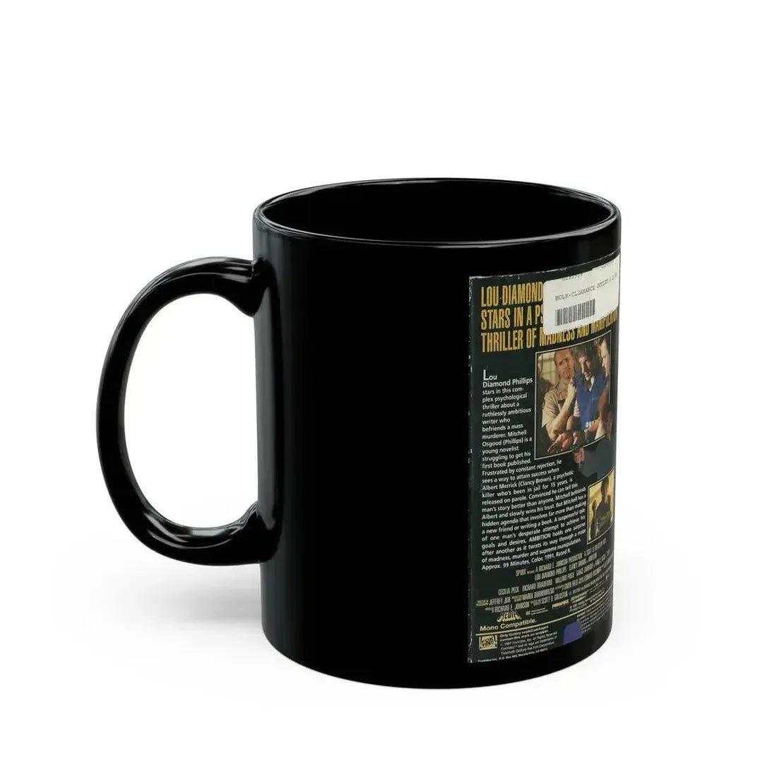 AMBITION (VHS COVER) - Black Coffee Mug - Go Mug Yourself
