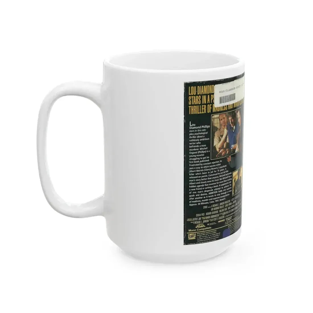 AMBITION (VHS COVER) - White Coffee Mug - Go Mug Yourself