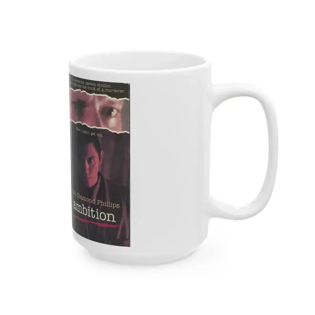 AMBITION (VHS COVER) - White Coffee Mug - Go Mug Yourself