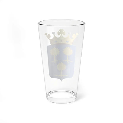 Ambt Delden wapen met kroon (Netherlands) (Coat of Arms) Pint Glass 16oz - Go Mug Yourself